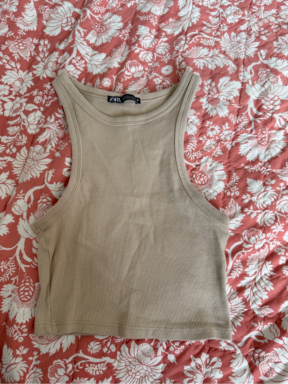 Nude Tank Top Zara